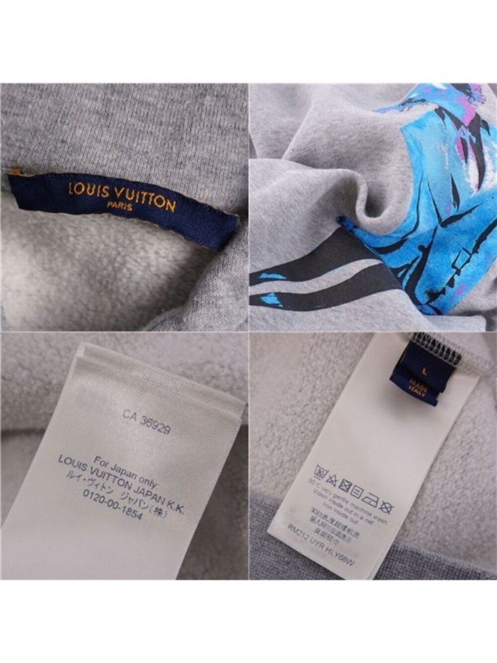 Louis Vuitton Hoodie 2021 Neon Worki - Picture 6 of 6